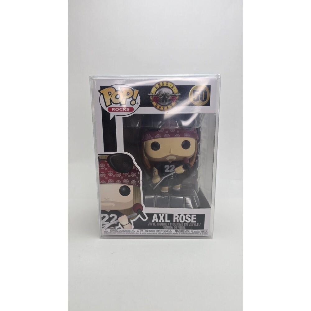 Funko Pop! Vinyl:Rocks - Axl Rose #50 with Pop Protector - Guns N Roses W/protec